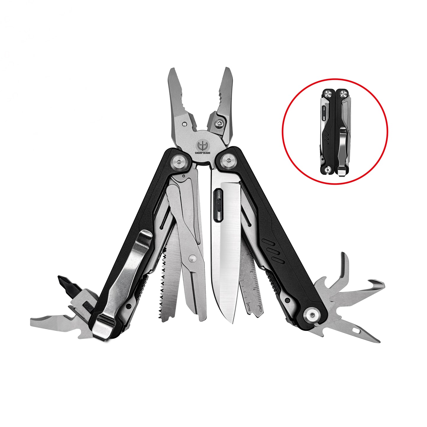 Multi functional sharpblade tool pliers