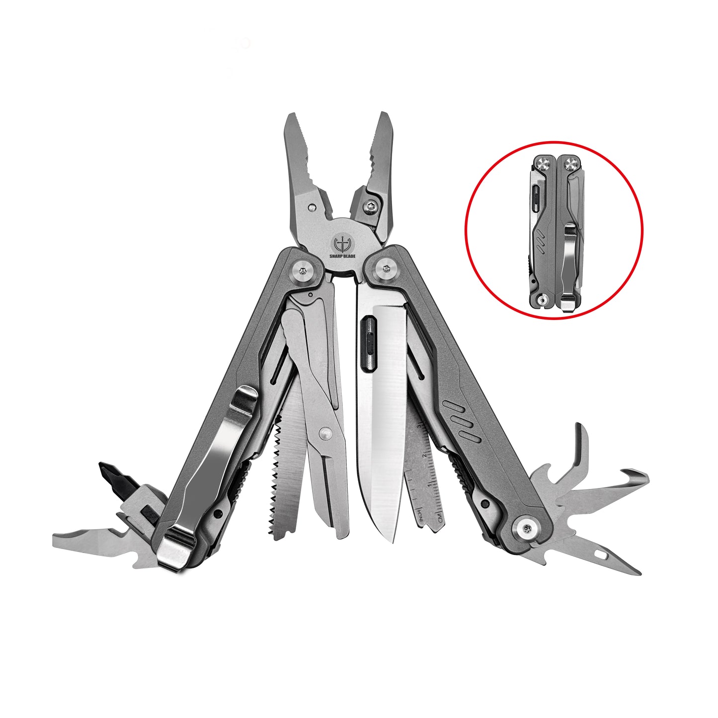 Multi functional sharpblade tool pliers