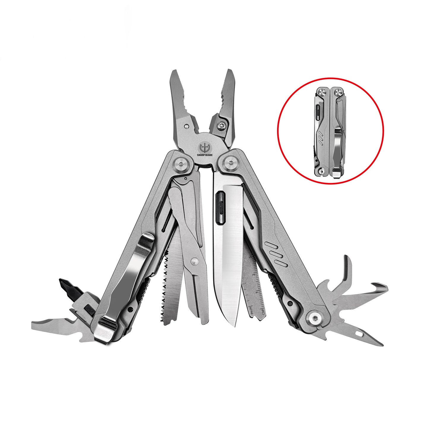 Multi functional sharpblade tool pliers